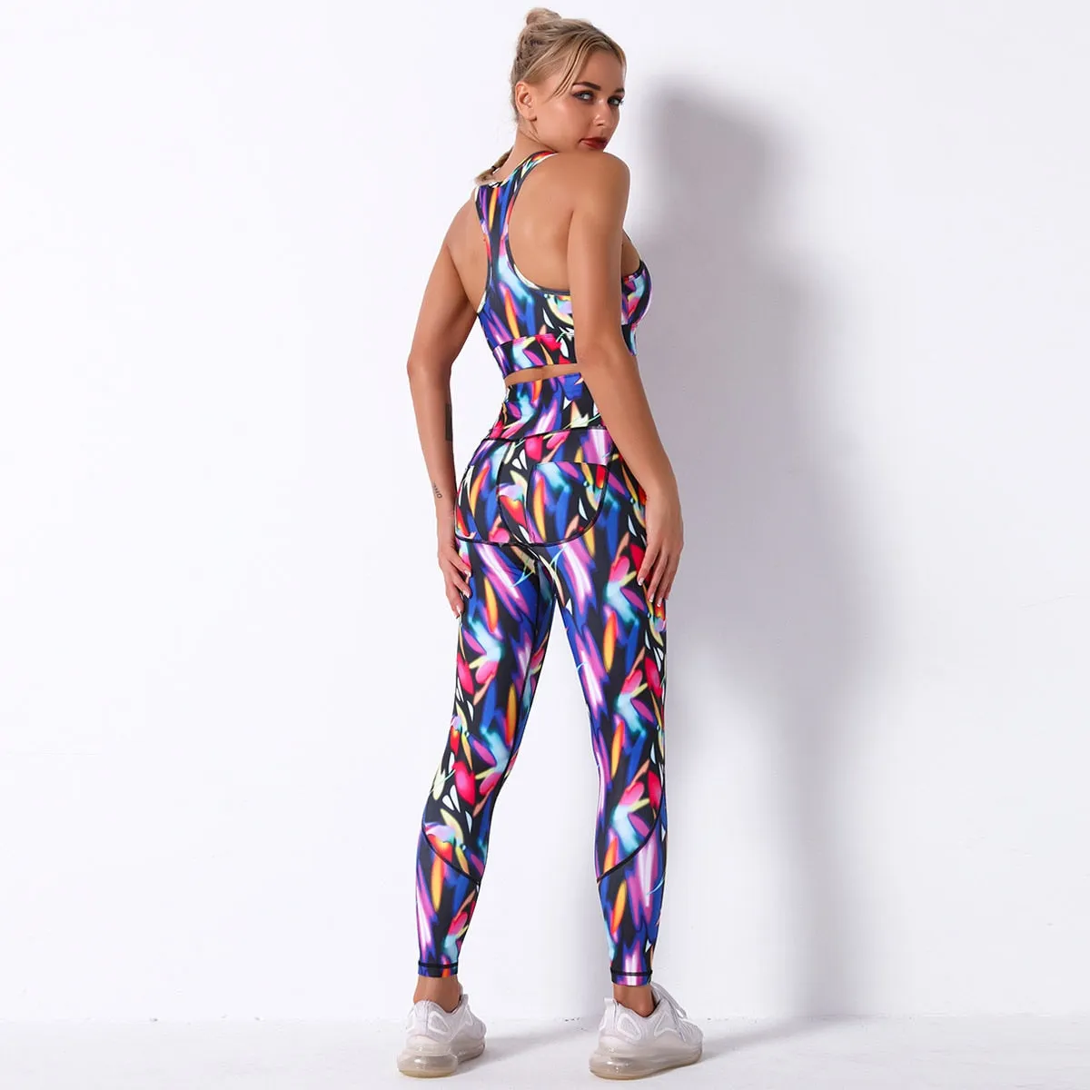 Seamless Yoga Suit - Crop Top & Leggings